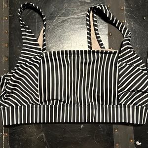 Striped Black and White Top